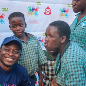 Dr Mulwanyi sharing a selfie at Noah's ark